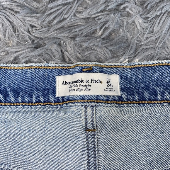 *NEW* Abercrombie & Fitch Women's 37 / 24s  The 90's Straight Ultra High Rise - Picture 15 of 15